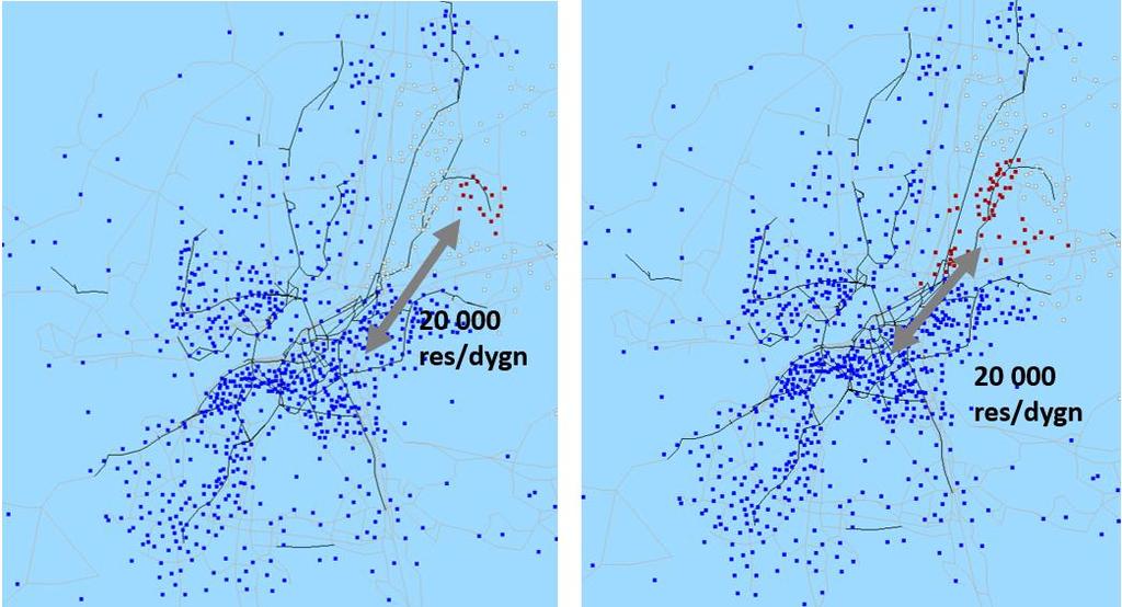 4.4 Kortedalatunneln 4.4.1 Beskrivning av åtgärden Objektet innebär att ny tunnel för spårväg byggs som förbinder Kortedala och Bergsjön med Angeredsbanan (snabbspåret).