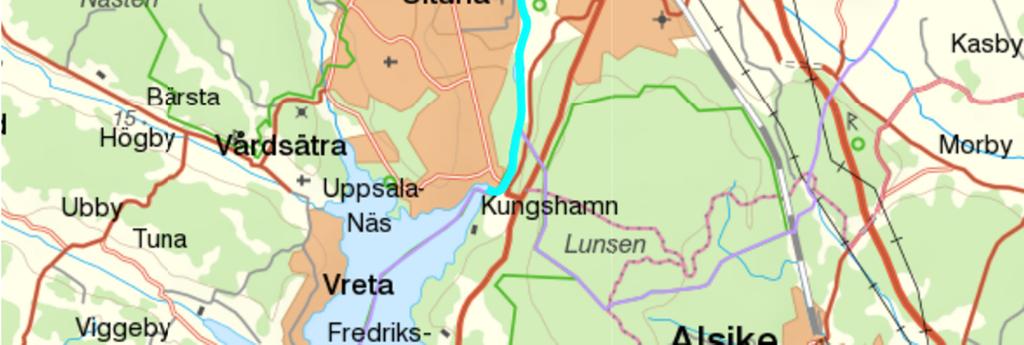 Miljökvalitetsnormer för vattenkvalitet enligt VISS (Vatteninformationssystem Sverige) Klassning 2009 eller senare arbetsmaterial Sävjaån - SE6654-161260 (östra delen, där Samnan rinner ut) MKN