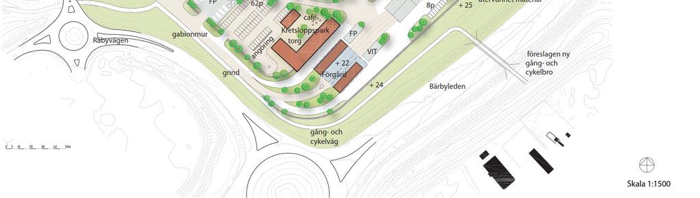 Lertäkterna är igenfyllda med avfall och rivningsmassor som kan vara förorenade. Inom området finns även kullar och vallar som utgörs av externt tillförda massor.
