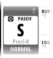 Passiv styrenhet Autopilot avstängd av extern systemväljare Tillgängliga statusikoner visas nedan. Endast aktiva ikoner är synliga.