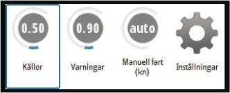 Växla till AUTO-läget genom att trycka på knappen AUTO. Tryck på knappen igen för att markera alternativet Auto i popupmenyn.