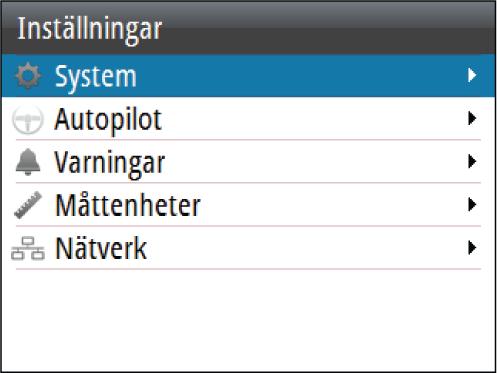 5 Programvaruinställning Före användning måste ett antal inställningar för A2004 konfigureras för att systemet ska fungera som förväntat.