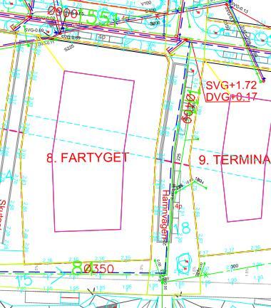6 Instängda områden, risk för översvämning I utredningen Konsekvensbeskrivning av strukturplanen för Norrtälje Hamn (WSP Sverige AB, 2013) beskrivs olika sätt att skydda bebyggelsen för framtida