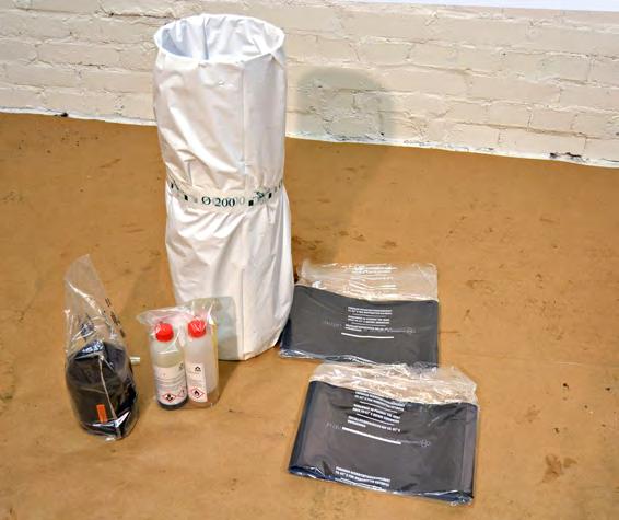 PE-, PP- eller PVC-mediarör Dubbeltätande krympmuff/portionsskum Vid skarvinstallation behövs följande verktyg och tillbehör: 3810 Elsvets, PE Skrapverktyg, PE Installationsvaselin, PP och PVC