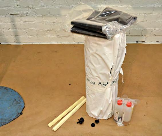Materialbehov för skarvisoleringen: 4339 Krympmuff + Mastik 2 st krympmanchetter Portionsskum Skumningspluggar samt svetsbara pluggar