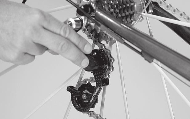 (Campagnolo). Kontrollera växlarnas funkton.
