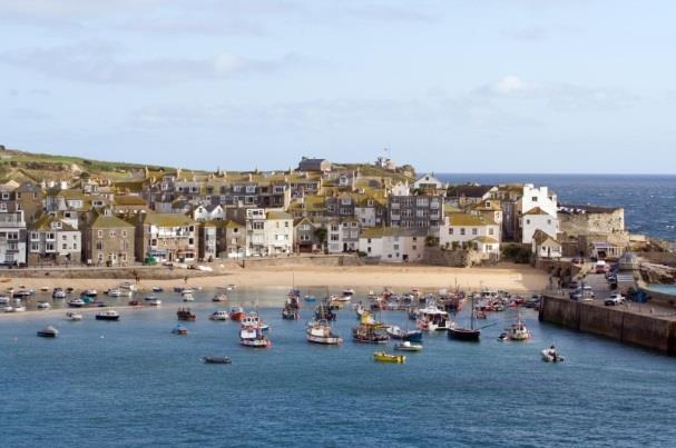 South West Coast Path, Padstow St Ives, 7 nätter 3(6) vandringen blir sedan relativt flack längs blomsterfyllda ängar.