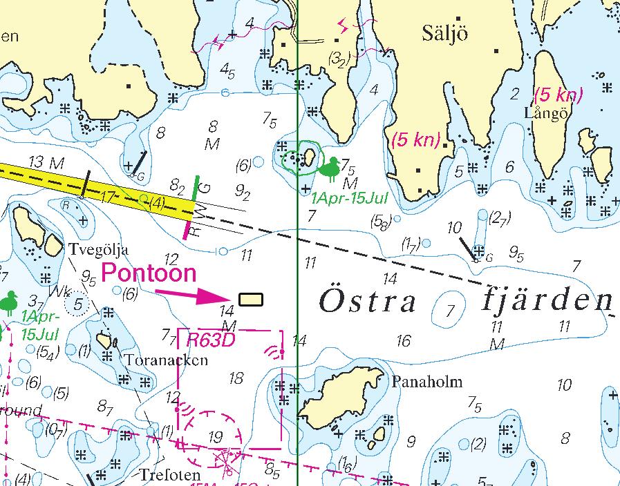 2011-05-04 9 Nr 352 Blekinge flygflottilj, Kallinge. * 7136 Sjökort/Chart: 822 Sverige. Södra Östersjön.