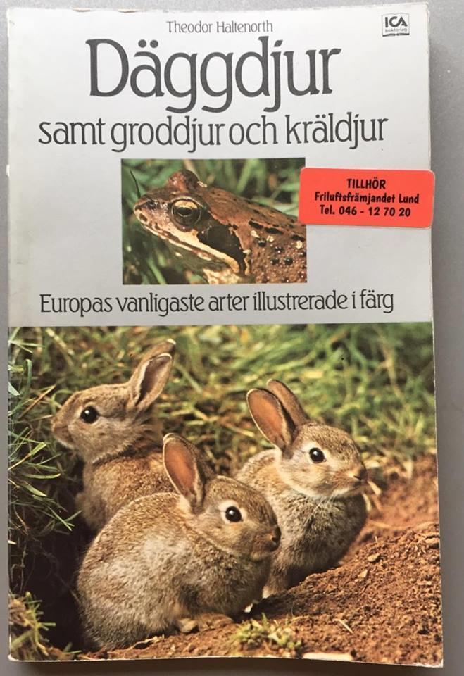 Däggdjur Samt groddjur och kräldjur Europas vanligaste arter illustrerade i färg.