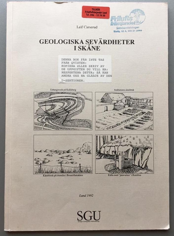 Kompendium Geologiska sevärdheter i Skåne Beskriver vackra ställen i