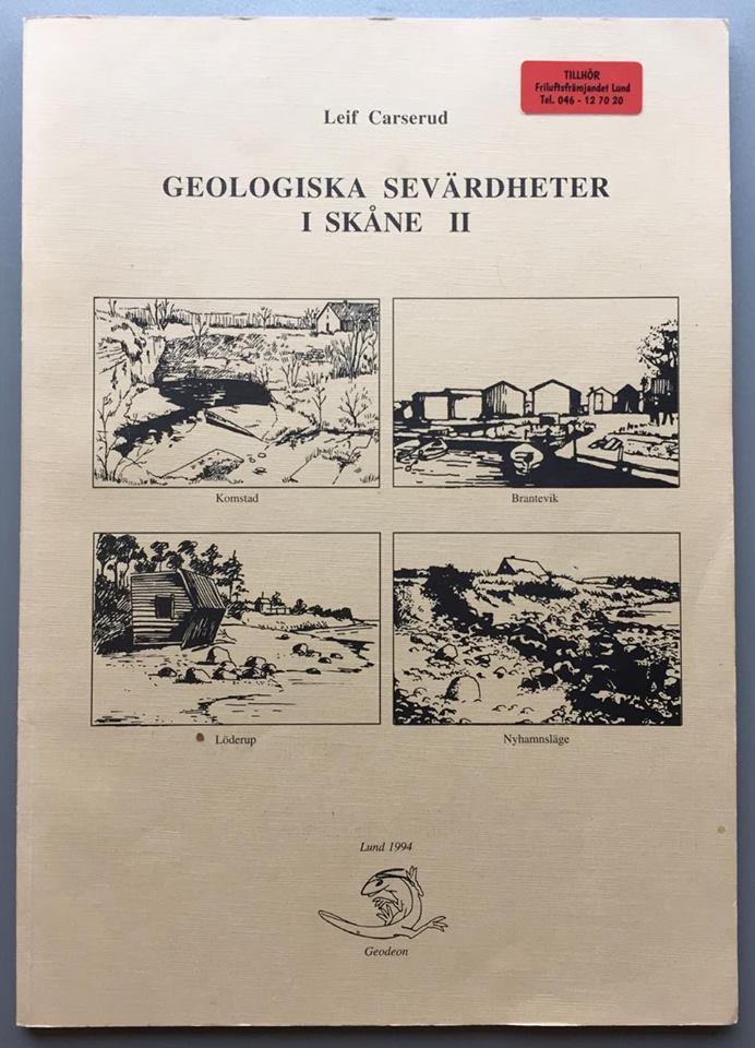 Kompendium Geologiska sevärdheter i Skåne II Beskriver vackra ställen i