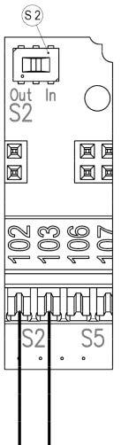 .. 20 Hz t on : 50 ^ s t off : 50 ^ s Ttröskelvärde: R on : R off : 20 Ω 1 MΩ Programmeringsalternativen för denna ingång finns beskrivna i ingångar i kapitel Driftinstruktion.