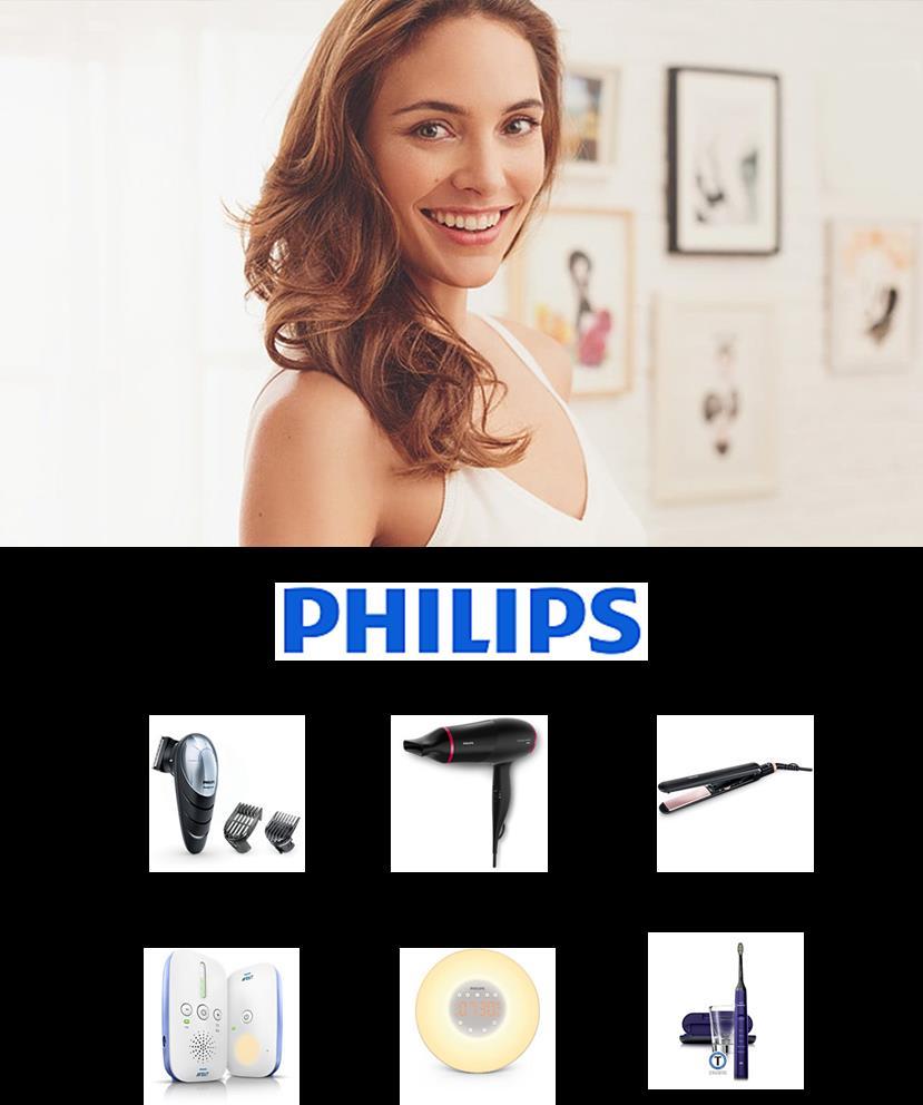 fördelaktiga rabatter i Philips nätbutik.