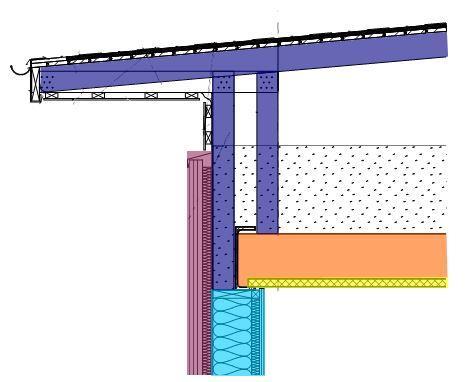 AKTUELL FÖR PROJEKTET SCHEMATISK INDELNING AV TAK- OCH VÄGGKONSTRUKTION, TYP TAKSTOLAR SAMT UTFACKNING, I OBJEKT SEKTION FÖRKLARINGAR BYGGNADSVERKET DELAS IN I BYGGDELAR.