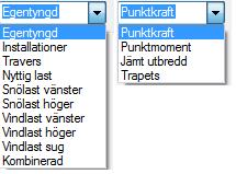 5 Lägga till extra last För att kunna tillägga extra last till
