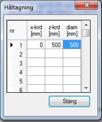 Truss Fackverksprogram Sida 36 (29) 4.5.