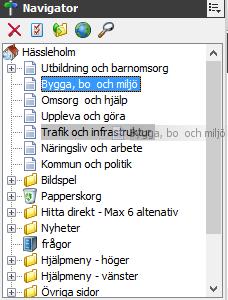 Om du släpper sidan när ett horisontellt grått streck syns i navigatorn(bild 1) innebär detta att sidan du flyttar kommer att placeras mellan de sidor där det