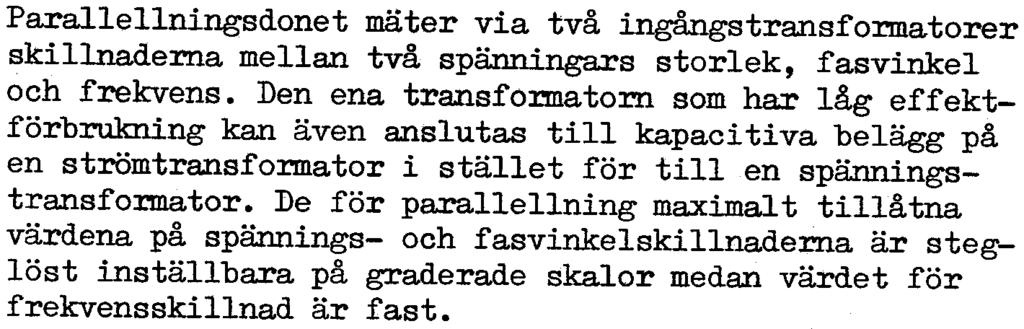 ~ ASEA RFR, September 1975 Inf-nr RK 862-300 I) ARBETSSÄTT Fig 4.