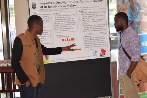 - Ett seminarium hölls i augusti på Karolinska Universitetssjukhuset i Solna, där Thomson Mbewe och Raphael Kazidule intensivvårdssjuksköterskor från Malawi medverkade tillsammans med Life Support