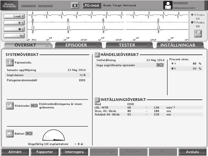 Använda programmeraren Modindikator för programmeraren 1-3 Figur 1 1.