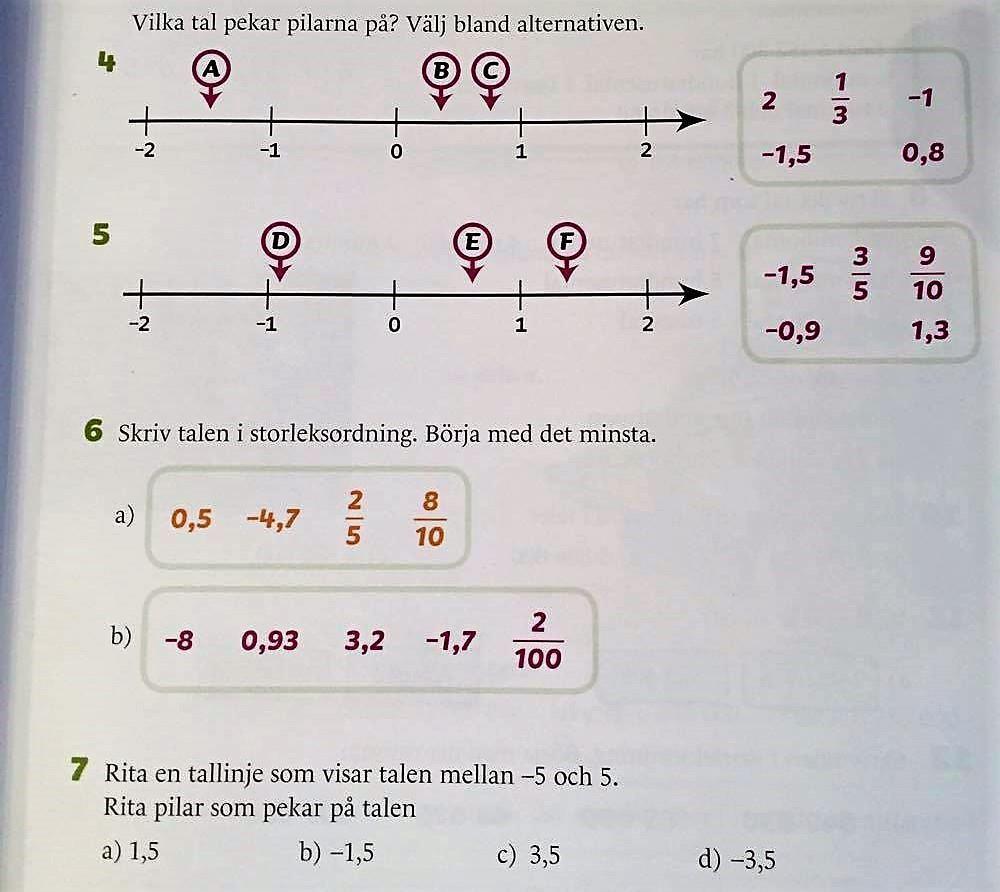Figur 1: Carlsson, Falck, Liljegren & Picetti (2013) 6B s 9. Rena bråkberäkningsuppgifter förekommer sällan i Matte Direkt Borgen 6B (Carlsson, Falck, Liljegren & Picetti, 2013).