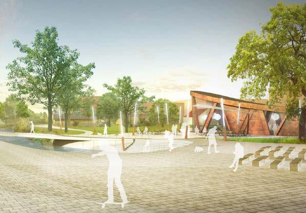 MARKANVISNINGSSTRATEGI Föregående sida Stegen Nästa sida Illustration: AIX Arkitekter Allmänna ytor med fokus på att skapa stadsrum med aktivitet, trygghet, tydlighet, tillgänglighet, identitet och