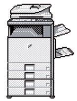 Systeminställningar Papperskassett Inställningar Handinmatningsfack Typ Kuvert DL Format Fast Papperssida 5 5 Tryck på namnoch adressidan Skriv ut Kopiera Fax I-Fax Dok.
