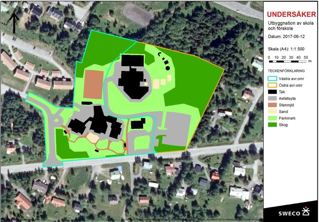 Figur 5. Markanvändning efter exploatering.