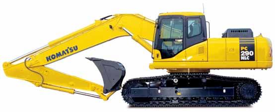 PC290-7 HYDRAULISK GRÄVMASKIN Komatsu SAA6D102E-2, 134 kw, direktinsprutad turbodiesel med intercooler, lågemissionsmotor enligt Steg II Luftfilter av dubbelelementtyp med dammindikator och