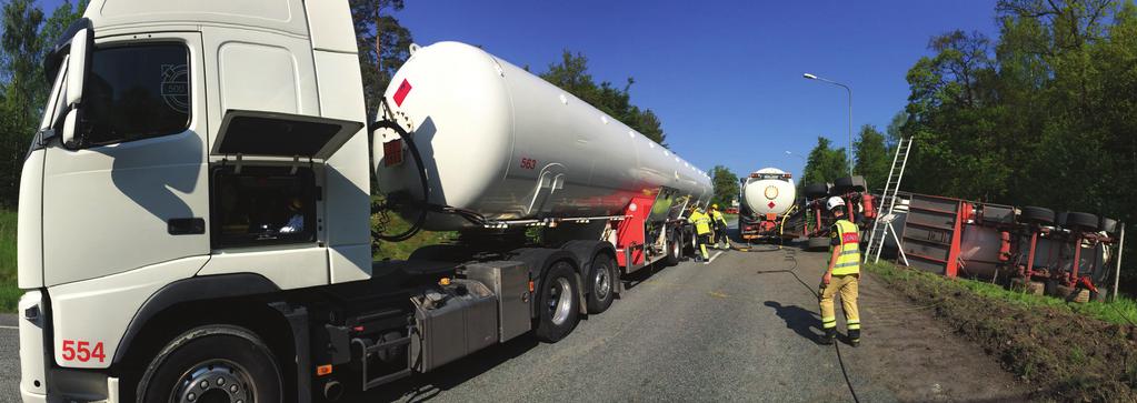 Åtgärder vid olyckor under transporter av gasol i bulkform Energigas Sverige