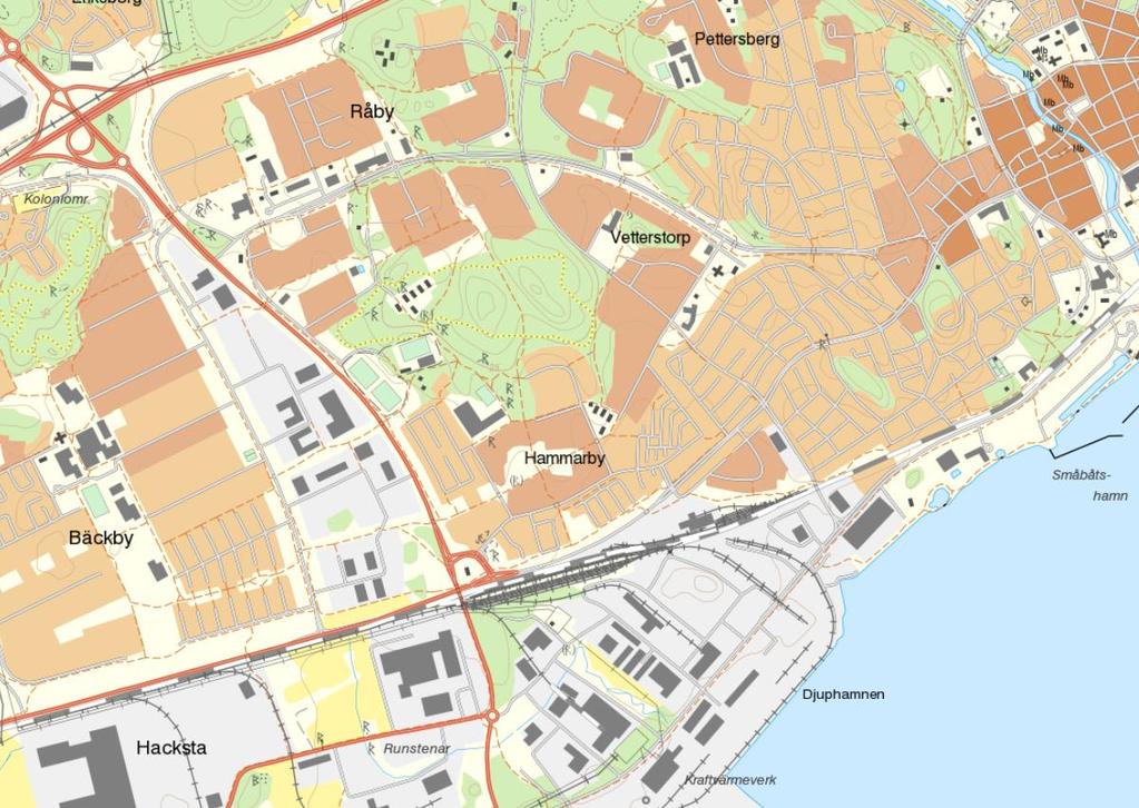 kan användas i gestaltningen av planområdet och bli en del av en attraktiv utemiljö. Bebyggelseförslaget har tagits fram av arkitektbyråerna Archus (Willhem) och EttElva (IKANO).