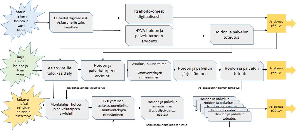 Bild 13. Kundprocessen inom social- och hälsovården (bilden ovan kommer att översättas) 6.2.