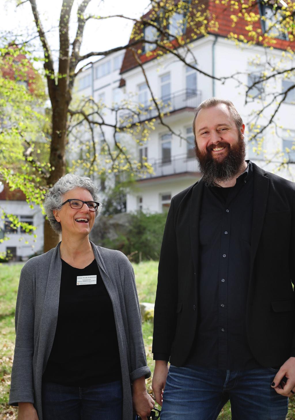 Kliniken i fokus Hélène Pessah, överläkare vid Orupssjukhuset, och enhetschef Andreas Alfvén: "Vi har fantastiska patienter, och inom