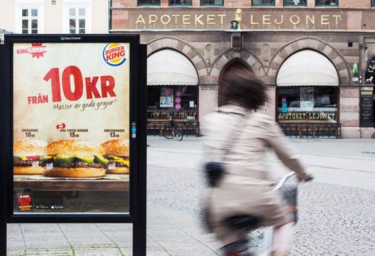 Möjlighet att nå drygt 1 miljon stockholmare varje vecka med Adshel i Stockholms län. Regionalt.
