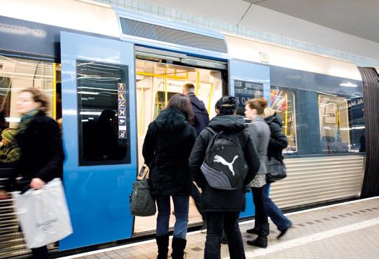 tunnelbaneeller pendelstågsvagn.