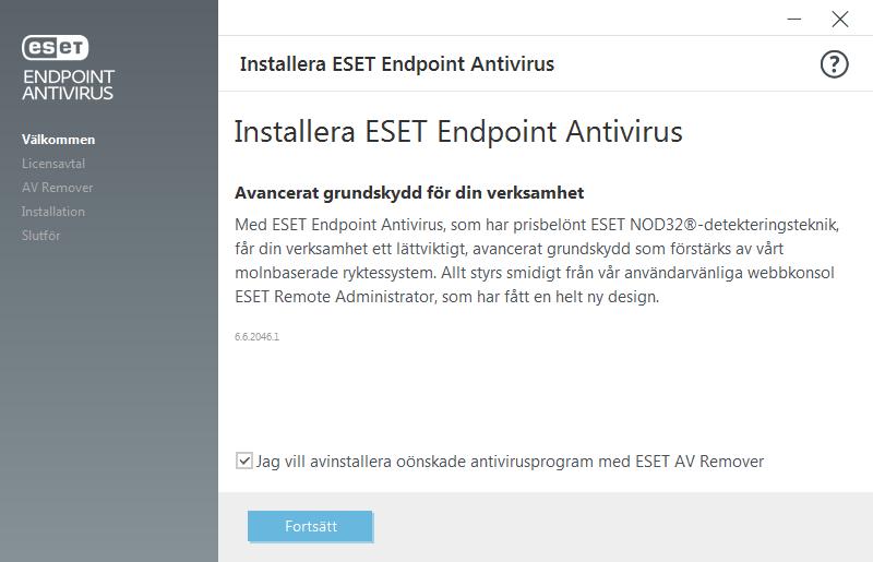 3. Använda enbart ESET Endpoint Antivirus Detta avsnitt i denna användarhandbok är avsedd för användare som använder ESET Endpoint Antivirus utan ESET Remote Administrator.
