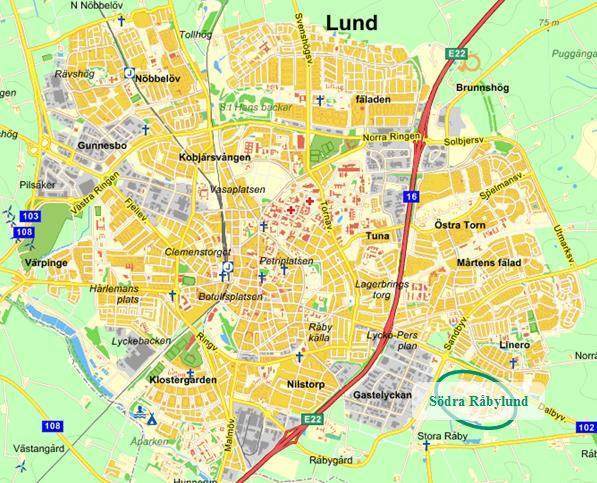 Inledning Lunds kommun avser sälja fastigheten Najaden 1 om 4 373 m 2, planlagd för bostadsändamål. Fastigheten återfinns inom området Södra Råbylund i den sydöstra delen av Lunds stad.