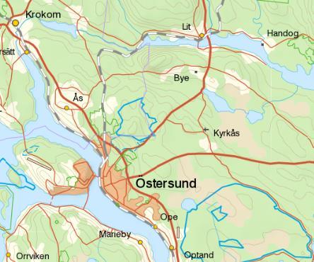 över Lit tätort