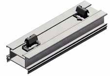 a) för UPM ProFi Click Start Clip (x = 74 mm) b) för UPM ProFi-förbindningsstycke (x = 78 mm) c) för kantbearbetning med UPM ProFi Rail Step (x = 16 mm) TIPS: Alla hål i stödskenorna är