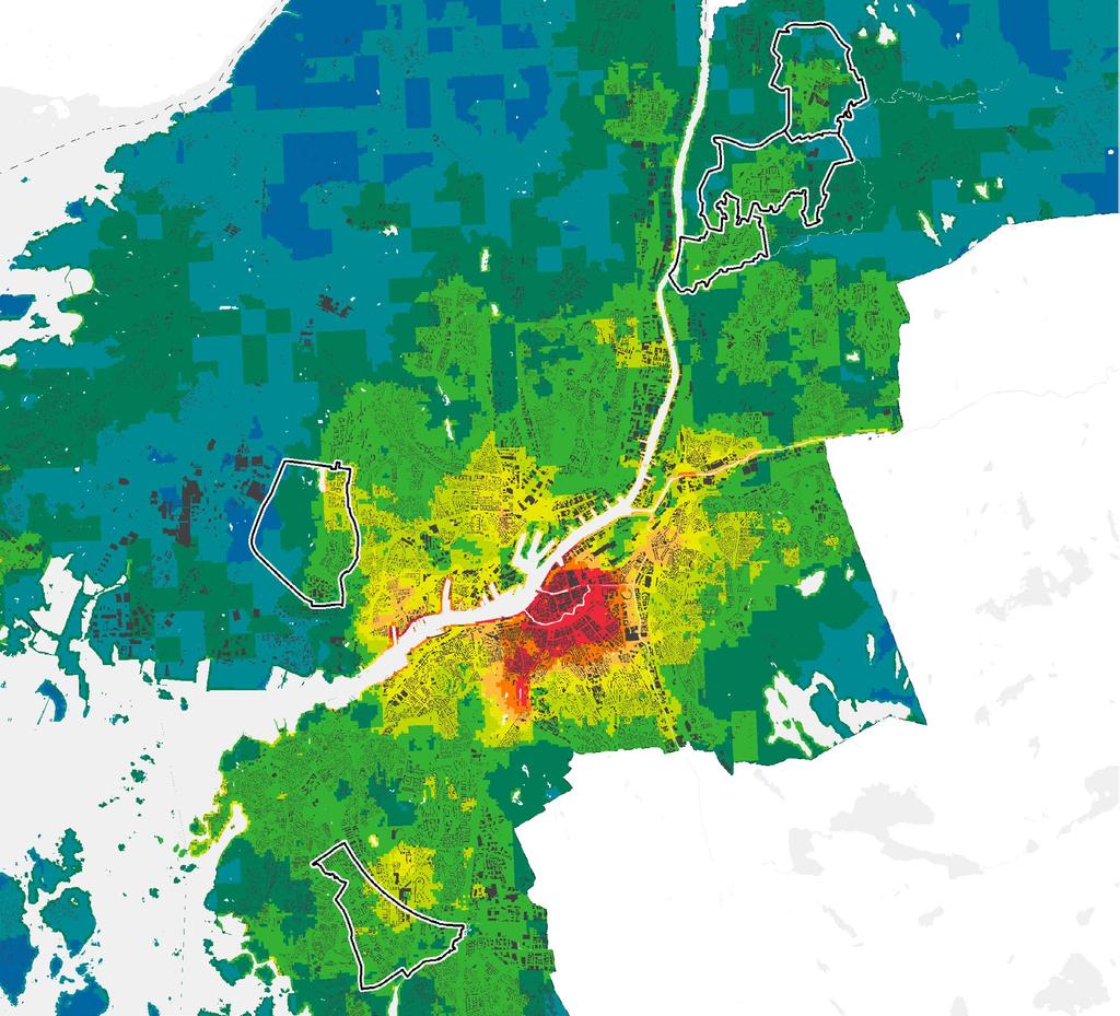 STADSKVALITET PÅ BOSTADSMARKNADEN I studien Värdeskapande stadsutveckling (Göteborgs stad et al 2017) undersöktes vilka stadskvaliteter som efterfrågades mest på bostadsmarknaden.