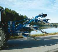 Därför behöver den inte lyftas lika högt. BX-H har helautomatisk hydraulisk sten utlösning och BX-F har fasta åsar med individuella brytbultar för varje ås.