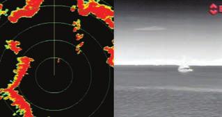 Genom att använda MARPA * (mini-automatic Radar Plotting Aid) kan du identifiera fartyg, hastighet, bäring, närmaste position (CPA) och tid till närmaste position (TCPA), farliga/närhetslarm, overlay