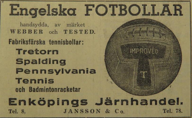 Annons i EP den 13 juni 1946: Säsongen 1946/47 Till den här säsongen hade Wilö anmält två seniorlag och ett