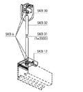 GLOBAL TRACK PRO KONTAKTSKENA Armaturfäste Max tillåten belastning = 160N Multiadapter med dragavlastning Ledning max Ø8 mm. Infällnadsram Fixpoint För infällt montage av Fixpoint.