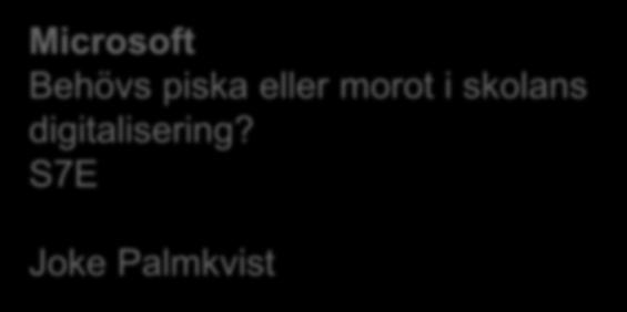 Välkommen Microsoft Behövs piska eller morot