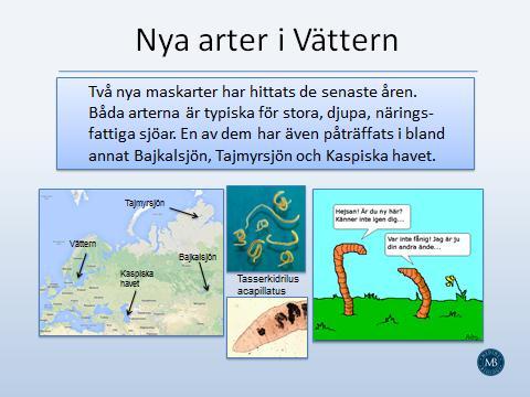 Martin gjorde en exposé genom historien om metoder för få upp bottenkryp från djupen och hur det tidigt i vetenskapens historia utförts just i Vättern.
