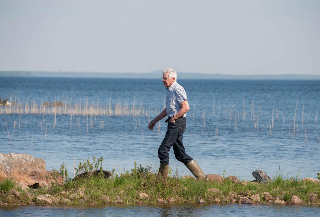 Fiskevård och vattenförvaltning har mycket gemensamt. Att delta i vattenrådens arbete ökar inflytandet för fiskevårdsområdesföreningar och fiskevattenägare, säger Nils-Erik Linnér.