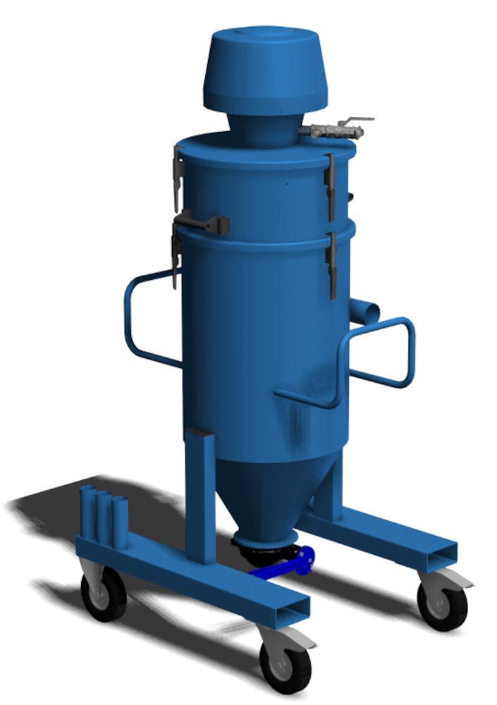A powerful dust collector, excellent high vacuum for suction over long horizontal and vertical distances The configuration of modules will be similar to 570A which are aimed for the toughest