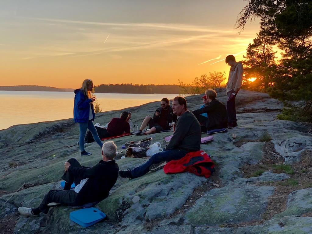 Eskader till Hjälmaren i Kristihimmelfärds helgen 2018. Då har vi då klarat av resan till Hjälmaren och tillbaka.