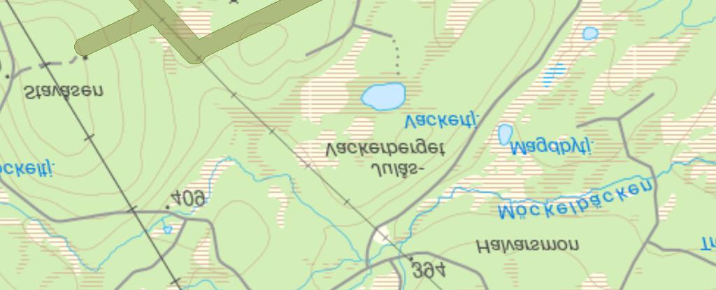 luftledning mellan Klevberget